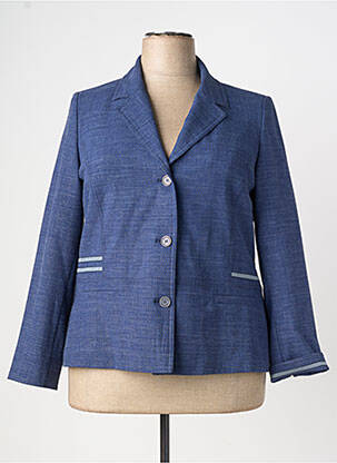 Blazer coupe cintrée bleu PAUPORTÉ femme