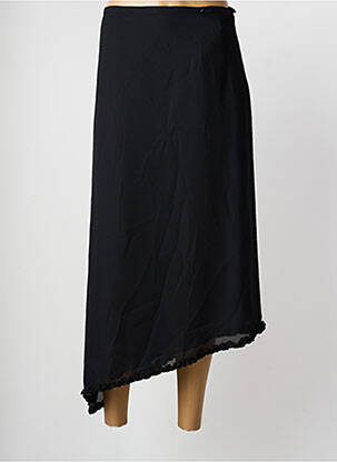 Jupe longue coupe fluide noir CLAUDIA GIL femme