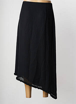 Jupe longue coupe fluide noir CLAUDIA GIL femme