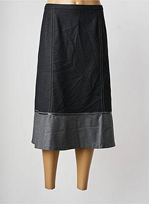 Jupe mi-longue coupe évasée gris PAUPORTÉ femme