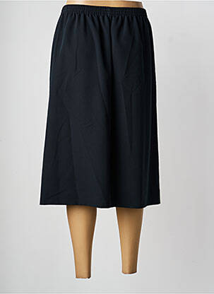 Jupe mi-longue coupe droite noir GRIFFON femme