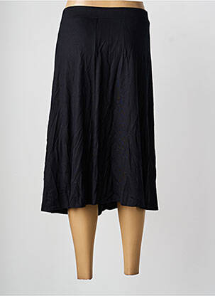 Jupe mi-longue coupe évasée noir FRANK WALDER femme