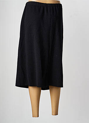 Jupe mi-longue coupe droite noir PAUPORTÉ femme