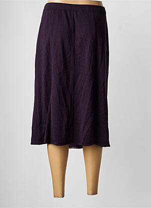 Jupe mi-longue coupe droite noir CLAUDIA GIL femme