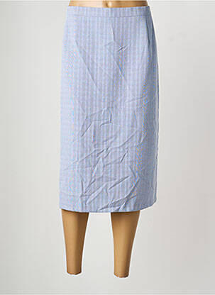 Jupe longue imprimé fantaisie bleu BS (BEST SELECTION) femme