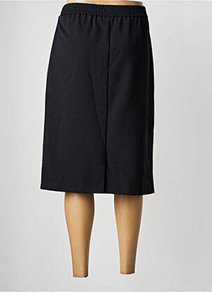 Jupe mi-longue coupe droite noir FRANK WALDER femme