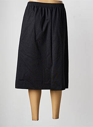 Jupe mi-longue stretch noir GRIFFON femme