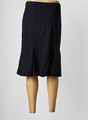 Jupe mi-longue coupe droite noir PAUPORTÉ femme