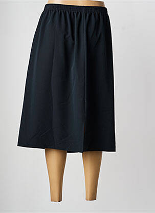 Jupe mi-longue coupe droite noir GRIFFON femme