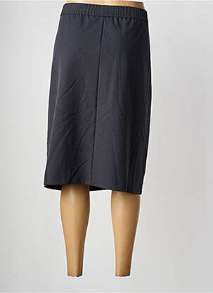 Jupe mi-longue coupe droite gris FRANK WALDER femme