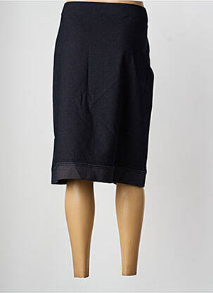 Jupe mi-longue stretch noir CHRISTINE LAURE femme