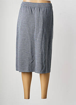 Jupe mi-longue coupe droite gris GRIFFON femme