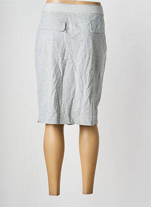 Jupe mi-longue coupe droite gris OLSEN femme