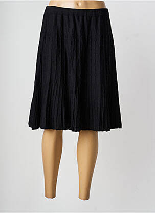 Jupe mi-longue coupe évasée noir PAUPORTÉ femme