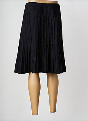 Jupe mi-longue coupe évasée noir PAUPORTÉ femme