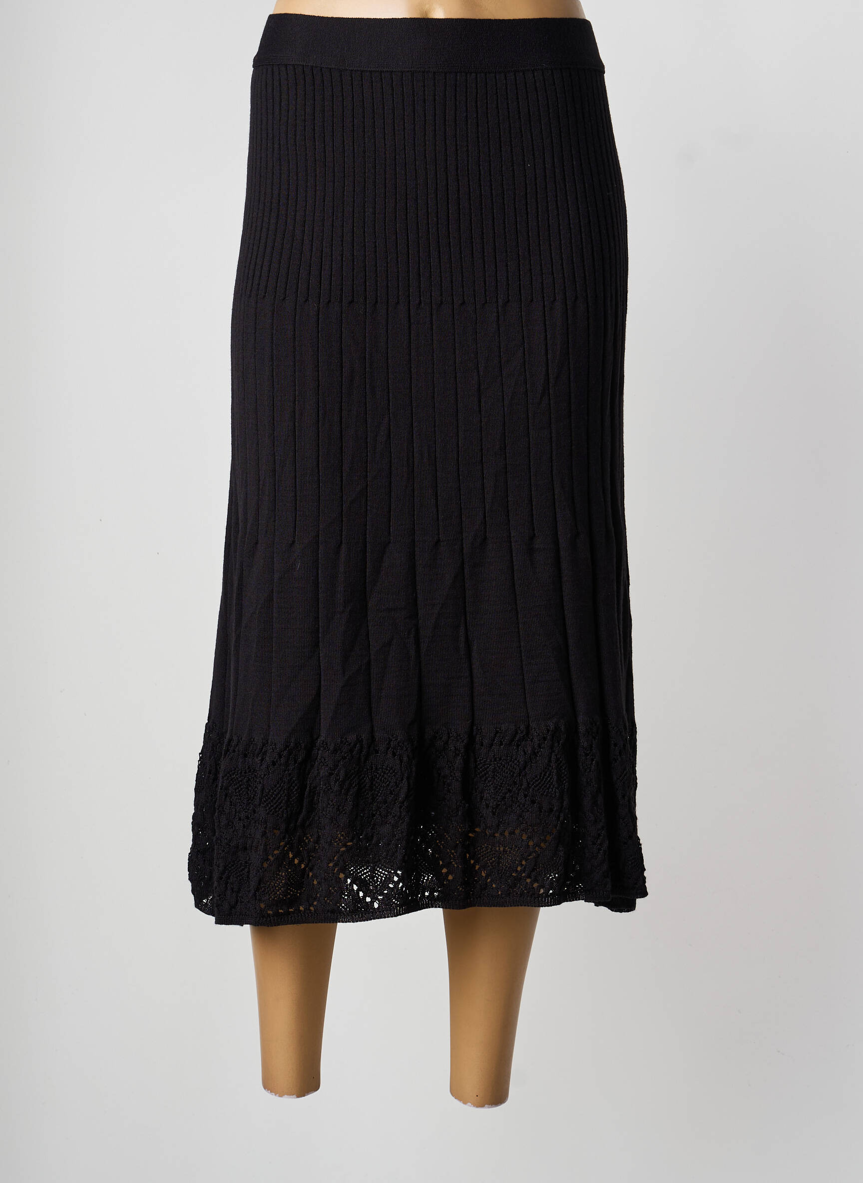 Jupe longue doublure noir PAUSE CAFE femme