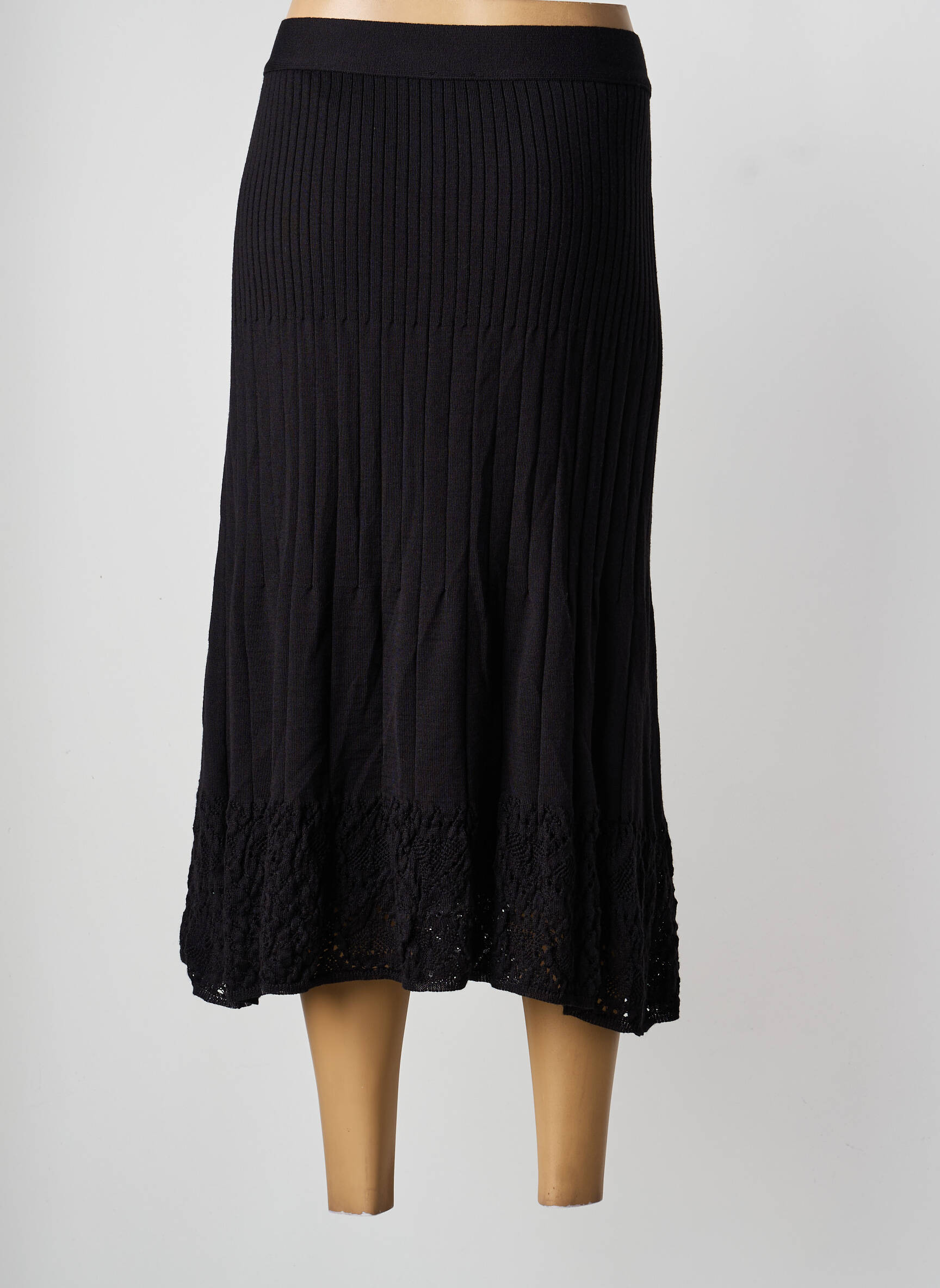 Jupe longue doublure noir PAUSE CAFE femme