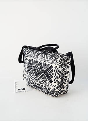 Sac doublure textile forme rectangulaire noir IKKS femme