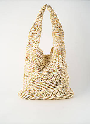 Sac doublure textile forme rectangulaire beige STREET ONE femme