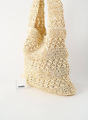 Sac doublure textile forme rectangulaire beige STREET ONE femme