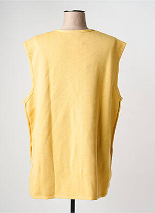 Gilet sans manche poches jaune JANINE PAUPORTÉ femme