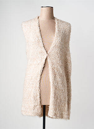 Gilet sans manche coupe cintrée rose OLSEN femme