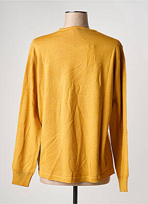Pull coupe cintrée manches longues jaune ELLEMME femme