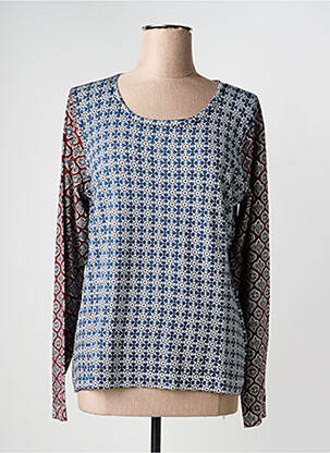 Pull stretch manches longues bleu ESCORPION femme