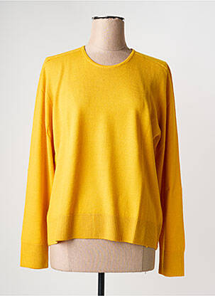 Pull stretch manches longues jaune ESCORPION femme