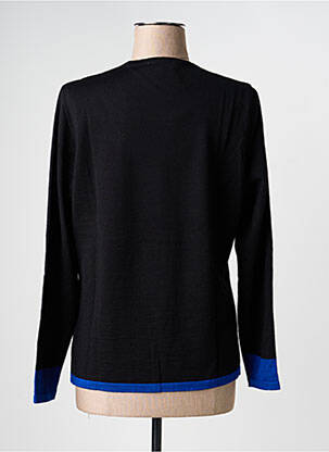Pull coupe cintrée manches longues noir PAUPORTÉ femme