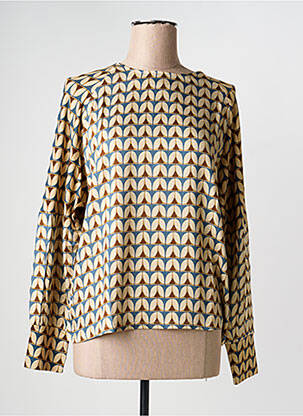 T-shirt manches longues manches longues beige GUITARE femme