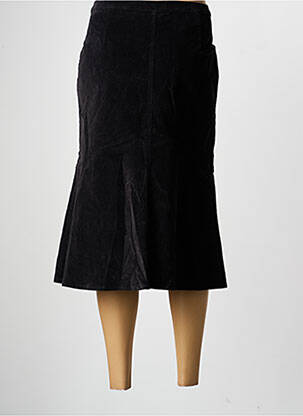 Jupe mi-longue stretch noir CLAUDIA GIL femme