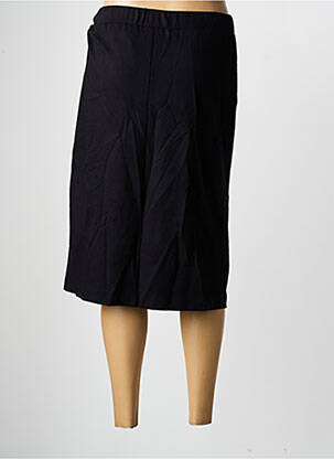 Jupe mi-longue coupe droite noir FRANK WALDER femme
