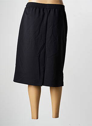 Jupe mi-longue coupe droite noir FRANK WALDER femme