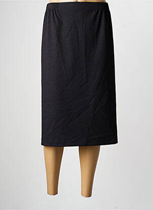 Jupe mi-longue coupe droite gris GRIFFON femme