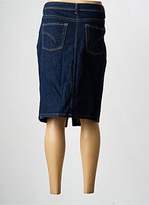 Jupe mi-longue stretch bleu OLSEN femme