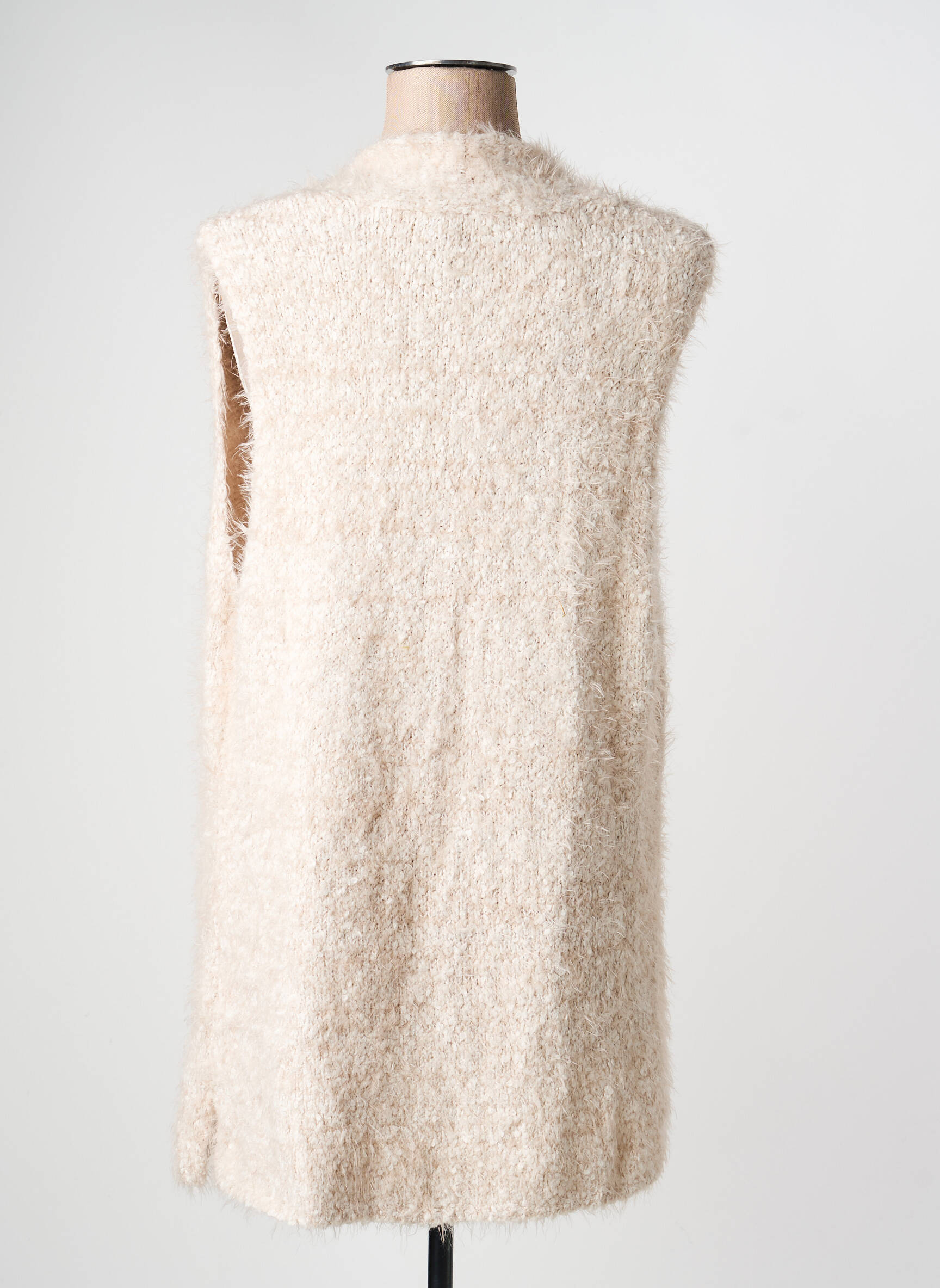 Gilet sans manche coupe cintrée rose OLSEN femme