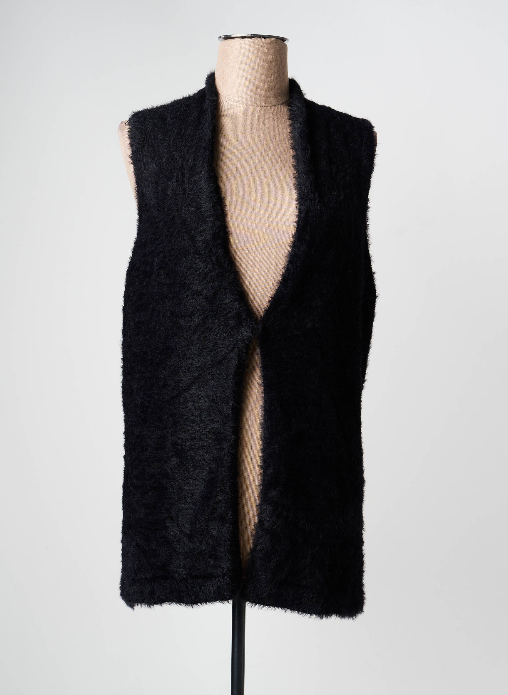 Gilet sans manche coupe cintrée noir OLSEN femme