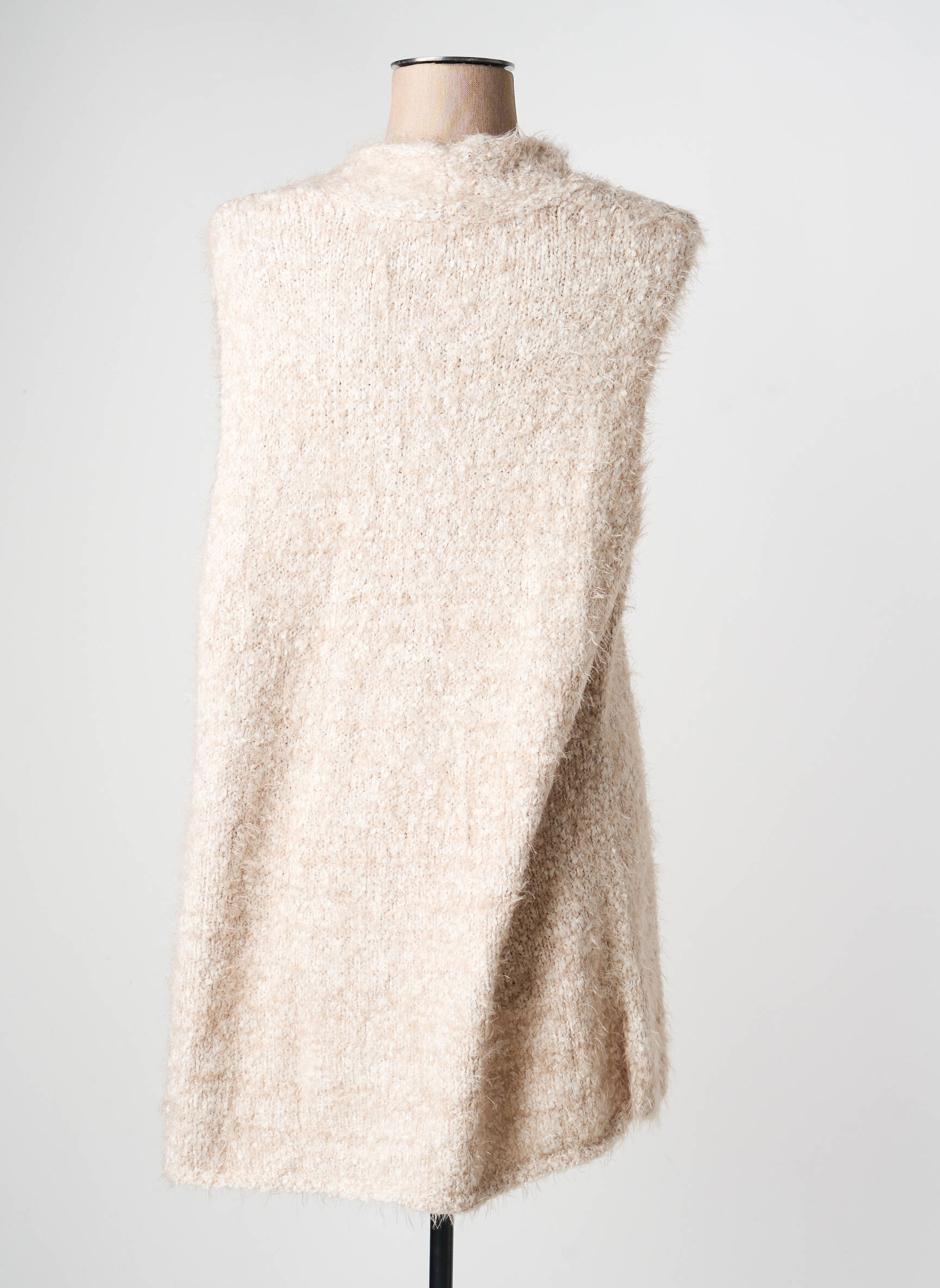 Gilet sans manche coupe cintrée rose OLSEN femme