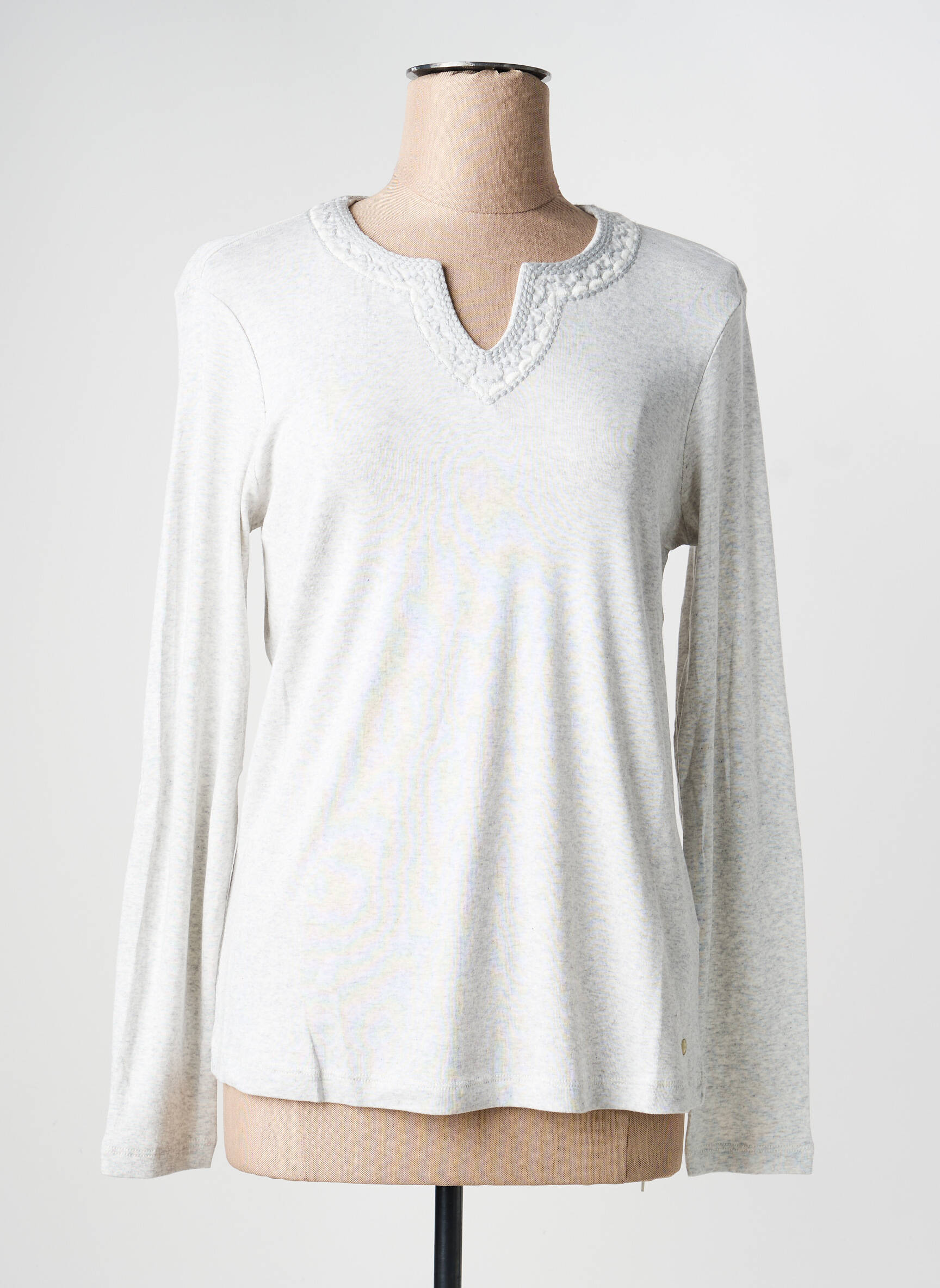 T-shirt manches longues manches longues gris OLSEN femme