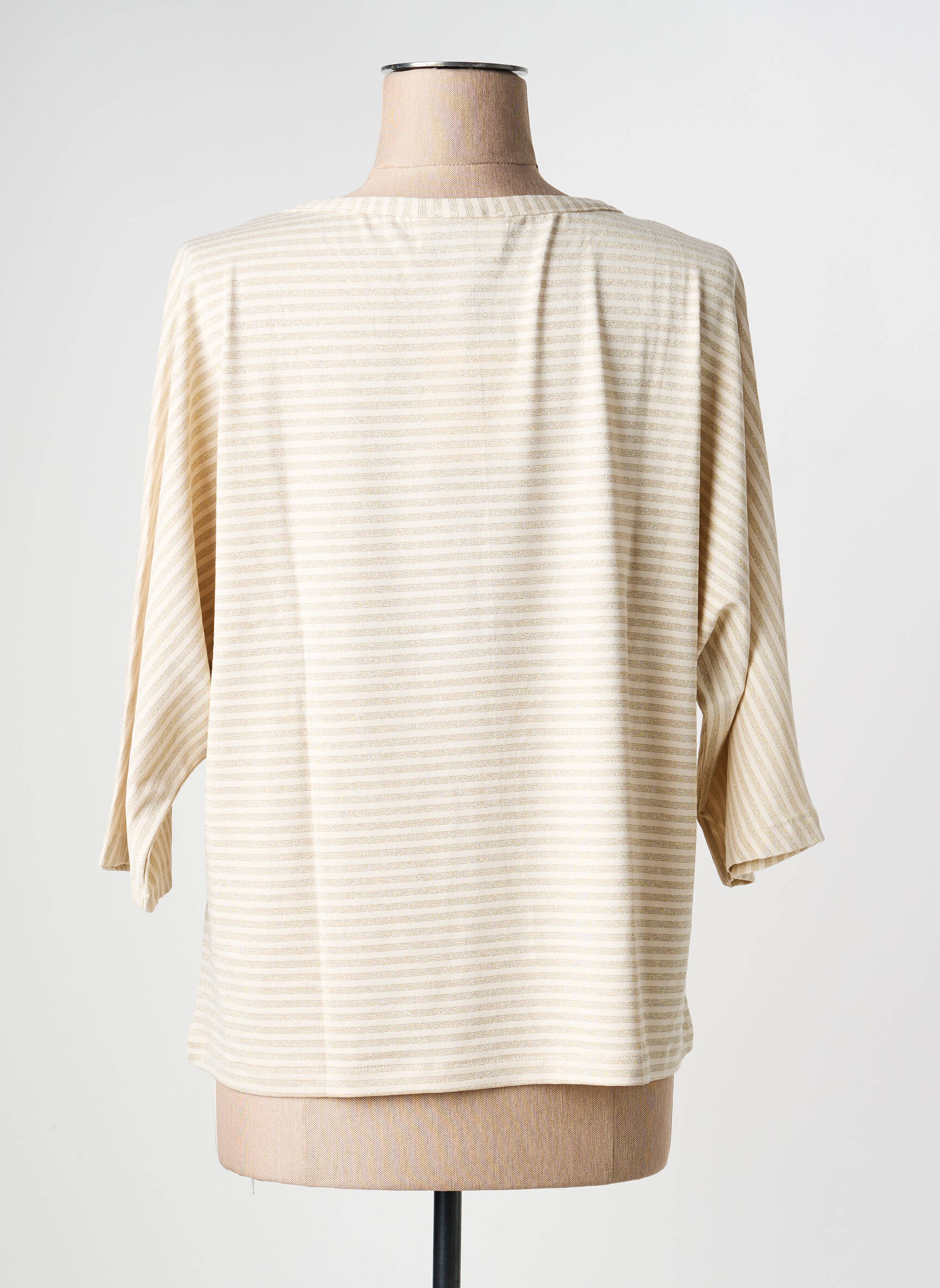 Top stretch manches 3/4 or GUITARE femme