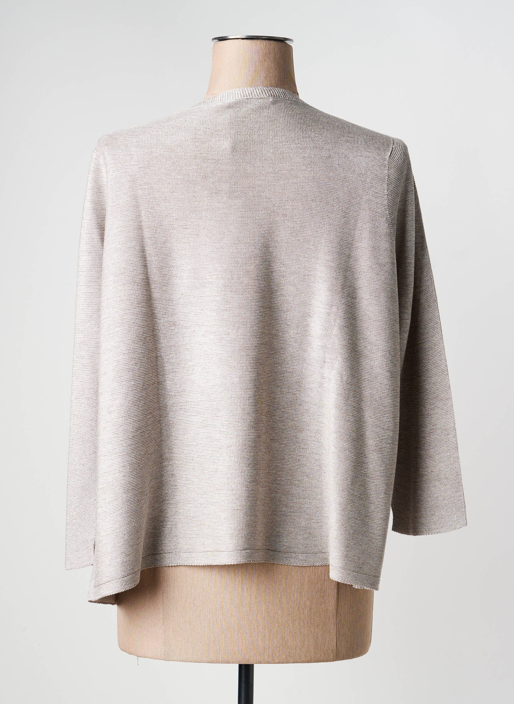Gilet manches longues manches 3/4 gris ESCORPION femme