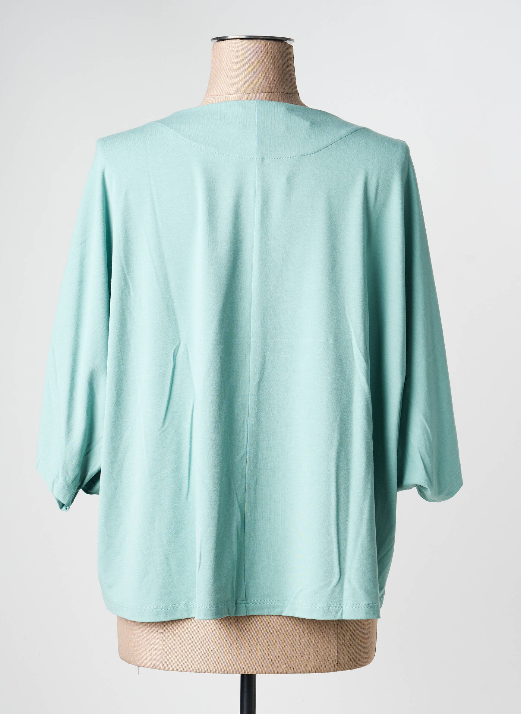 T-shirt manches 3/4 manches 3/4 vert GUITARE femme