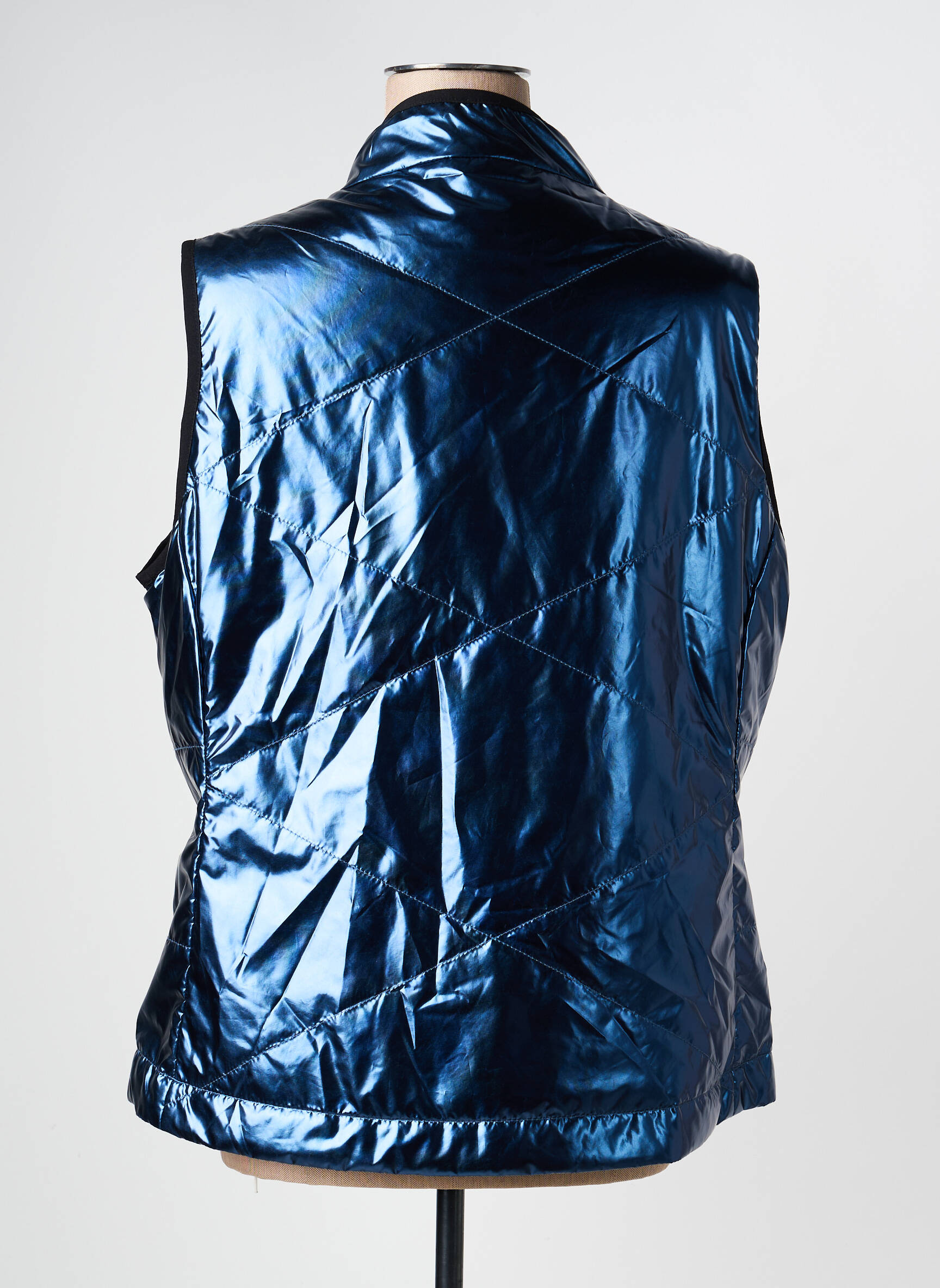 Doudoune réversible sans capuche bleu TUZZI femme