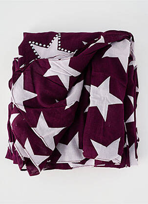 Foulard tissage popeline violet STREET ONE femme