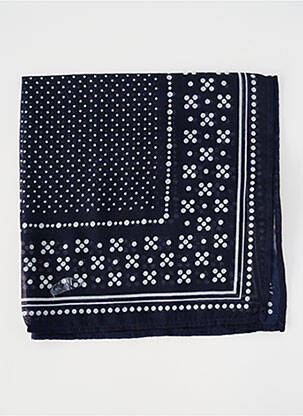 Foulard tissage popeline bleu GARCIA femme
