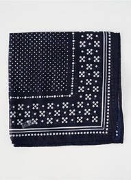 Foulard tissage popeline bleu GARCIA femme