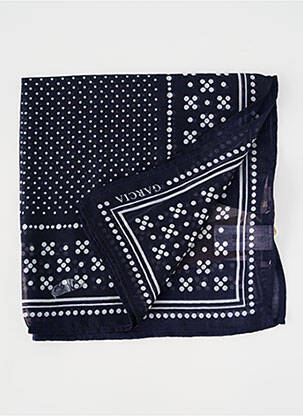 Foulard tissage popeline bleu GARCIA femme