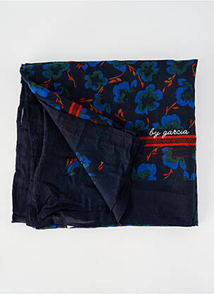 Foulard tissage popeline bleu GARCIA femme