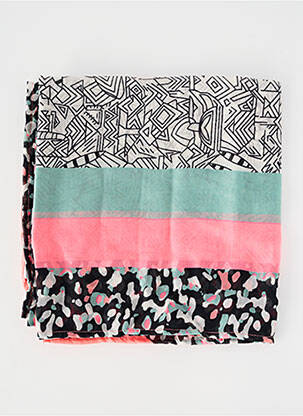 Foulard tissage popeline rose GARCIA femme